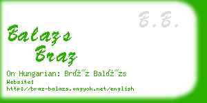 balazs braz business card